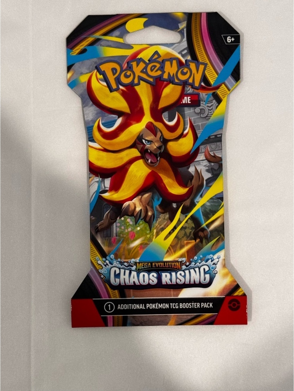Pokémon Mega Evolution: Chaos Rising Sleeved Booster Pack 'Mega Pyroar' New